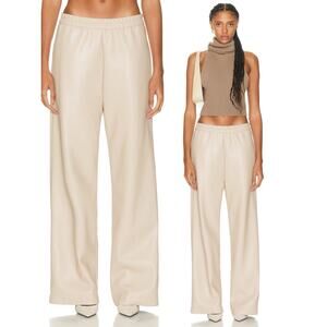 Enza Costa  soft  leather straight leg pants size 1/Small